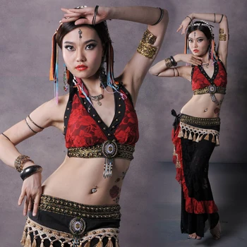 

Belly Dance Costume Professional Dance Cloth Belly Dance Tribe Costumes Clothing Set Costumes for Belly Dancing