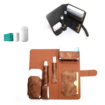 

Fashion Leather Portable Case Protective Cigarette Case Cover Carrying Bag For IOQS 2.4plus 2.4