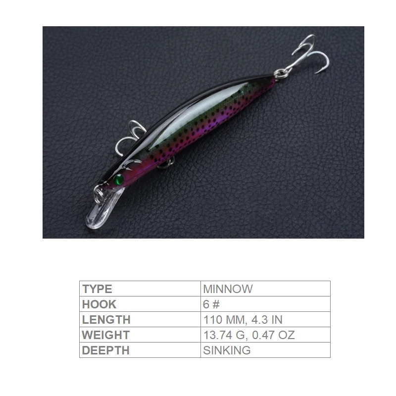 Long Minnow Fishing Lure jerkbait Lures Accessories Articulos De Pesca Isca Artificial | Спорт и развлечения