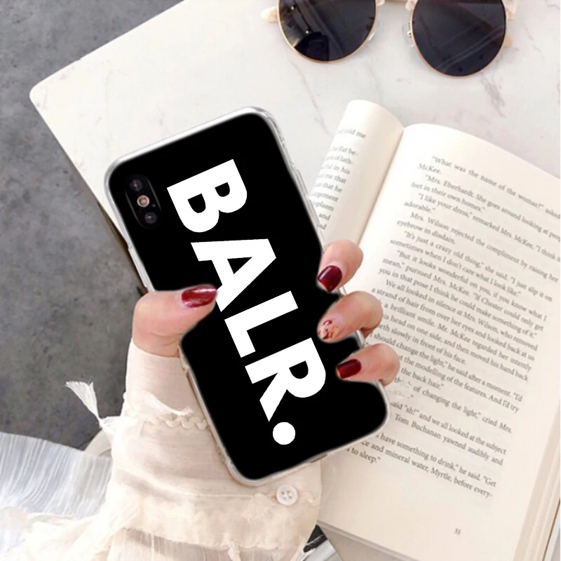 Cool balr log DIY печать рисунок чехол для телефона чехол для iPhone 8 7 6 6S Plus X XS MAX 5 5S SE XR 11 pro max