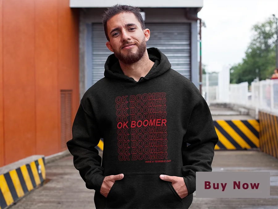Хлопок OK Boomer футболка новая вещь новые идеи Цитата забавная футболка европейский размер дышащая высокое качество