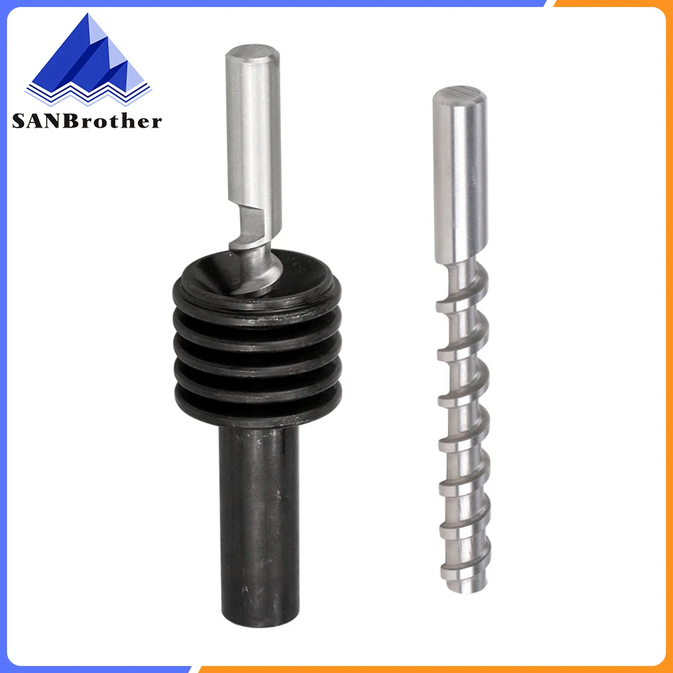 

8MM x 82MM Ceramic Mud Powder Extruder Micro Screw Throat Feed Rod Feed Rod 3D Printer Accessories