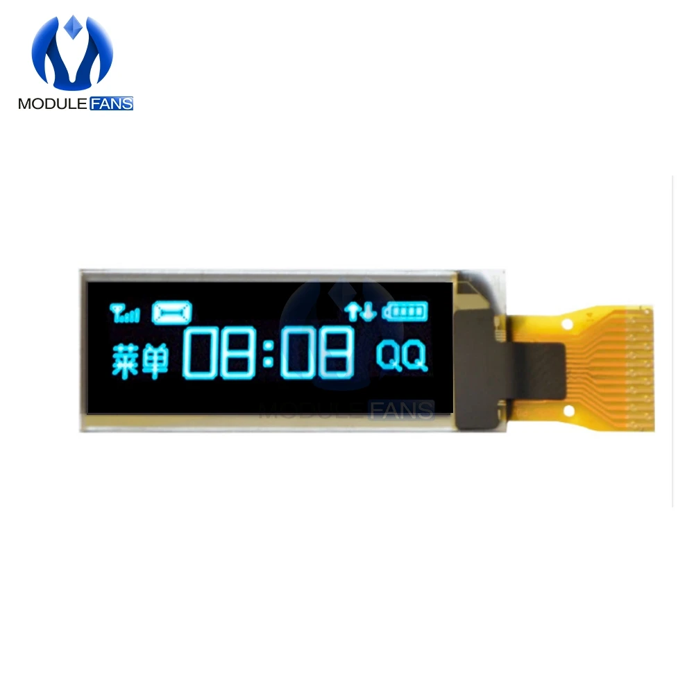 Blau/Weiß OLED LCD Display 0,91 Zoll 128x32 IIC I2C Serielle DIY Modul Treiber IC 0,91 "12832 Für Arduino PIC – Detail 2