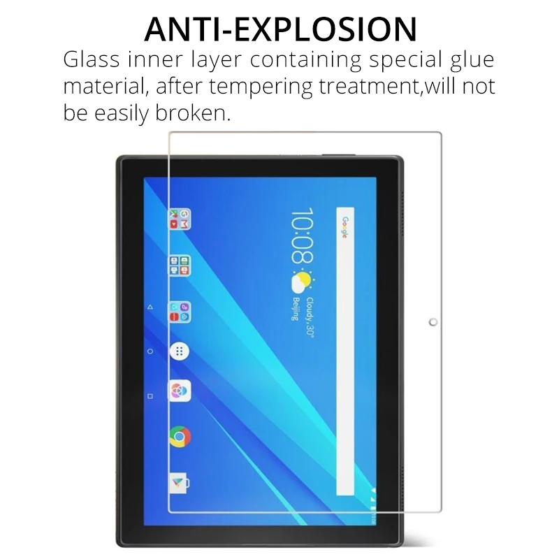 Закаленное стекло для Lenovo Tab M10 Plus 10 3 E10 P10 1 M8 M7 7 0 Защитная пленка планшета 4 8
