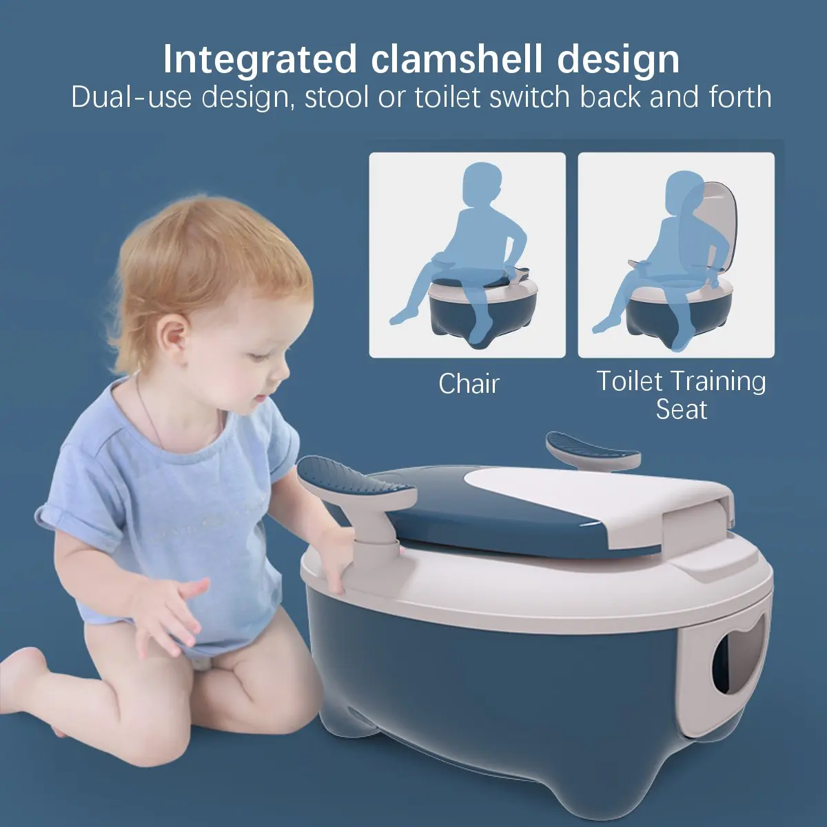 Cadeira com Tampa Cores Anti-respingo Crianças Bebê Potty Formação Assento Removível Antiderrapante Criança Toalete Treinamento Dobrável 3 7 assento removível antiderrapante criança toalete cadeira com