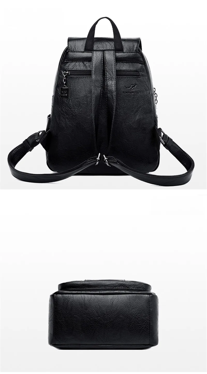 Женский качественный кожаный рюкзак Mochila Feminina, дизайнерская школьная сумка для девочек-подростков, Брендовая женская сумка для отдыха и путешествий, Sac A Dos