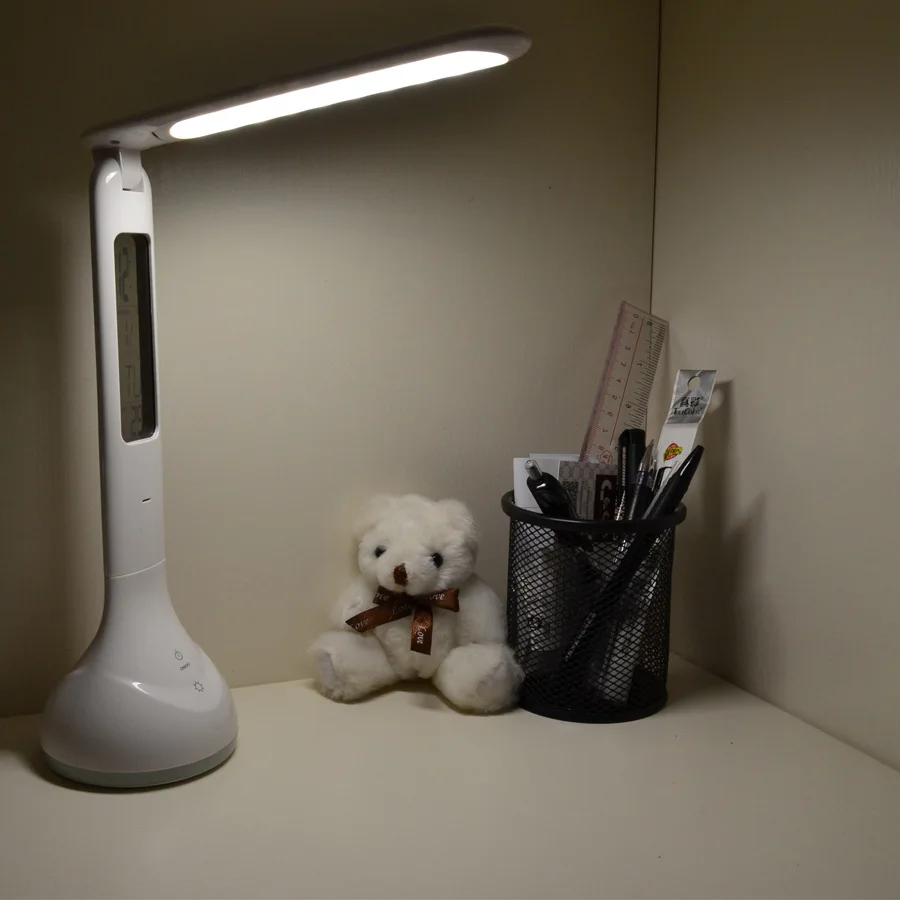 

Folding Bedroom Lamp Multi-functional LED Bedside Lamp Calendar Lamp Students Rechargeable Eye Protection Reading Light