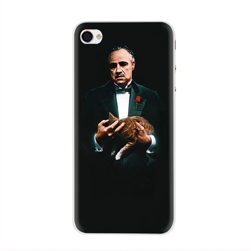 H2 Жесткий чехол для телефона Godfather Don Corleone для iPhone 5 5S 5C SE 6 6s 7 8 Plus X XR XS 11 pro Max - Цвет: H2