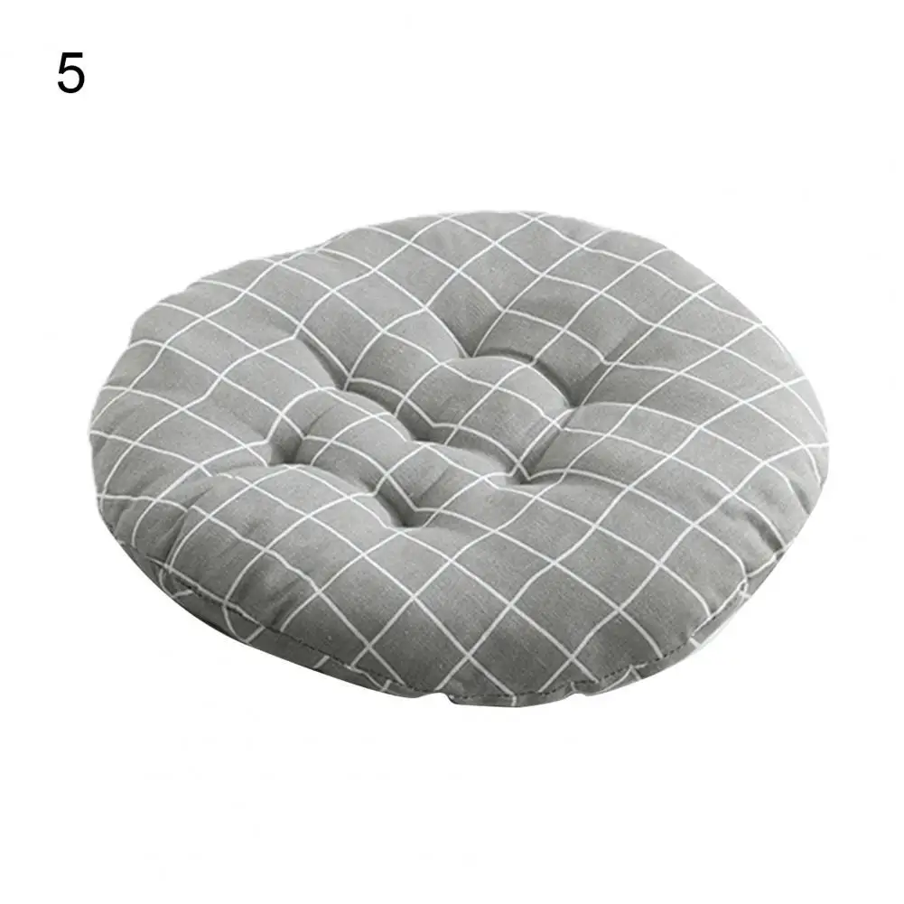 Nordic Style Printing Chair Cushion Cushion Round Cotton Flax Strong Flexibility Chair Cushion Pad Non-Slip Sofa Pillow 