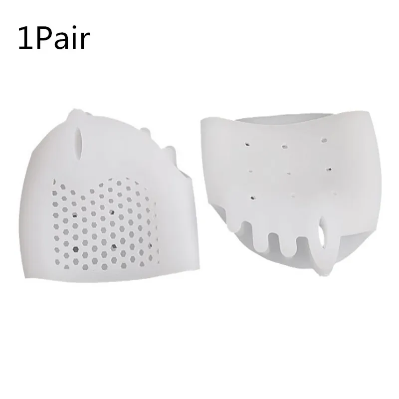 white Rakado2PCS силиконовый разделитель пальцев ног вальгусная деформация, корректор ортопедический для ног, корректор кости большого пальца, педикюр, инструмент для выпрямления волос - Цвет: white