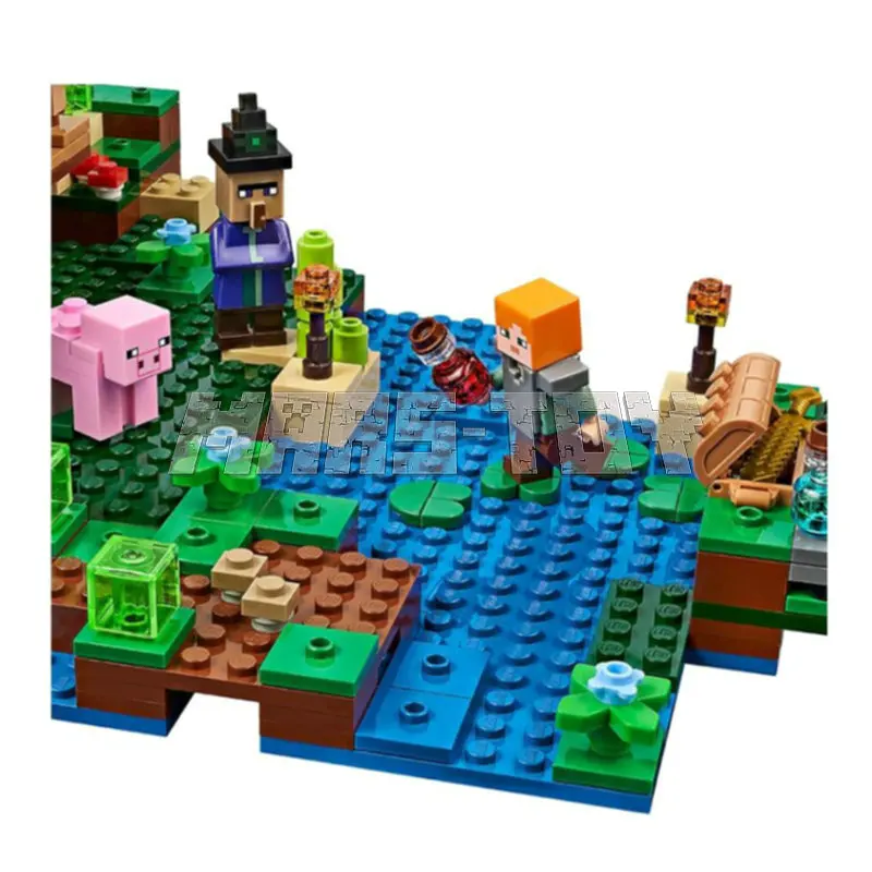 The Witch Hut Building Blocks With Alex Action Figures Compatible 21133 Bricks Set Toys The Witch Hut Building Blocks With Alex Action Figures Compatible 21133 Bricks Set Toys