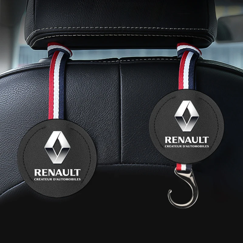 1 шт., автомобильный крючок, вешалка на подголовник заднего сиденья, крючки для хранения для Renault Laguna 2 Captur Fluence Megane 2 Megane 3 Scenic