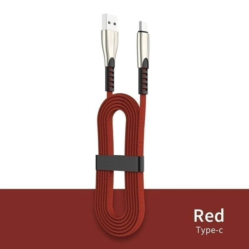 USB C кабель 5A usb type C кабель для быстрой зарядки для samsung S10 huawei P30 Pr USB-C type-C для Xiaomi Redmi note7 - Цвет: Красный