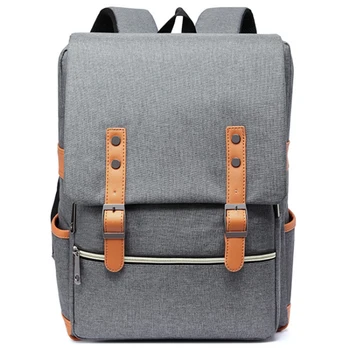

TOP!-Version of the Retro Personality Men and Women Outdoor Canvas Backpack