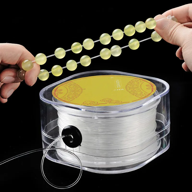 

Beading Stretch Elastic Thread Cord with Box Transparent Clear Crystal Round Beading Wire Making DIY String Jewelry High Quality