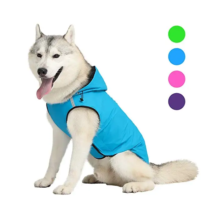 

Pet Dog Raincoat Reflective Dog Vest Jacket For Small Medium Large Dogs Waterproof Clothes Outdoor Pet Jacket Ropa Para Perros