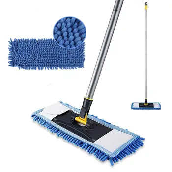 Flat Mop with Washable Pads