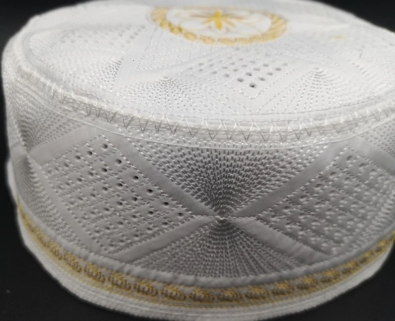 Белые индийские Сатиновые шапочки мусульманские мужские Kippah африканские тюрбаны мужские молитвенные новые хиджаб еврейская шляпа Allah Boina Feminina