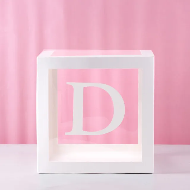 First Birthday Balloon Boxes for Party Decorations - Baby Shower Decor with ONE Letter