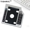 TISHRIC Universal Aluminum 2nd HDD Caddy 9.5 12.7mm SATA 3.0 Hard Disk Drive Box Optibay Enclosure 2.5 SSD For Laptop DVD-ROM ► Photo 2/6
