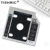 TISHRIC Universal Aluminum 2nd HDD Caddy 9.5 12.7 mm SATA 3.0 Hard Disk Drive Box Optibay Enclosure 2.5 SSD Для ноутбука DVD-ROM