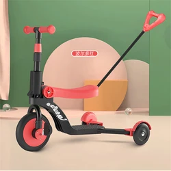 Tricycle pliable pour bébé 3 en 1, vélo d'équilibre multifonction pour enfant, trottinette pour poussette, cadeau, livraison directe, nouveau 