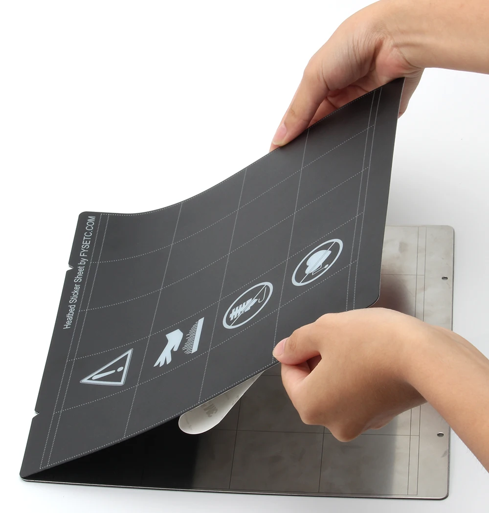 Черный Prusa i3 MK3 MK52 лист Тепловая кровать платформа 3d принтер Встроенная пластина наклейка лист для Prusa i3 Mk3 Mk2.5 Тепловая кровать