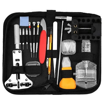 

Watch Repair Kit, Professional Watch Battery Replacement Tool Link Remover Deluxe Watch Band Tool Set with Carrying Case for Rep