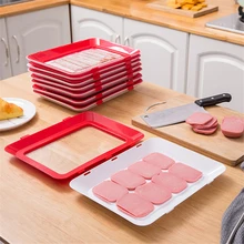 plateaux de conservation des aliments Plateau de conservation des aliments créatif empilable plateau de conservation frais réfrigérateur récipient de stockage des aliments cuisine alimentaire plateau de service frais
