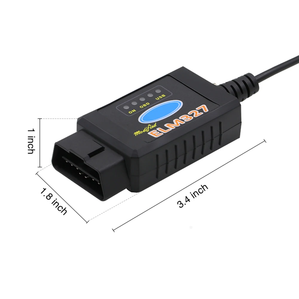 ELM327 USB FTDI с переключателем сканер кодов сканер HS CAN и MS CAN Супер Мини elm327 obd2 v1.5 блютуз elm 327 wifi