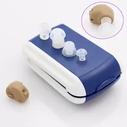 Nouvel amplificateur intra auriculaire de grande qualité avec son réglable, super mini appareil auditif, sonotone, dispositif individuel situé dans l'oreille pour aider à entendre, pour cadeau 