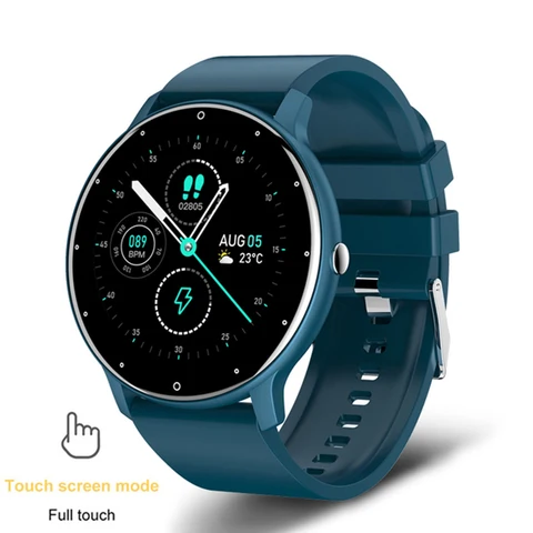 Smart Watch Men Women Full Touch Screen Sport Fitness Watch IP67 Waterproof Bluetooth For Android IOS Smartwatch Men+box