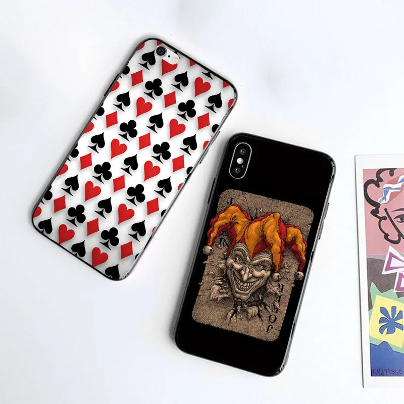 Мягкий ТПУ чехол для телефона iphone 7 8 11 pro xs max 6s 6 plus x xr se 5s 5 хороший игральные карты