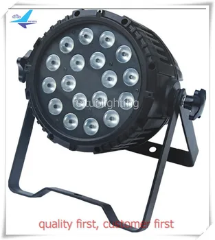 

6/lot china waterproof 18x18w rgbwa uv 6in1 par led outdoor light for decorate building/park
