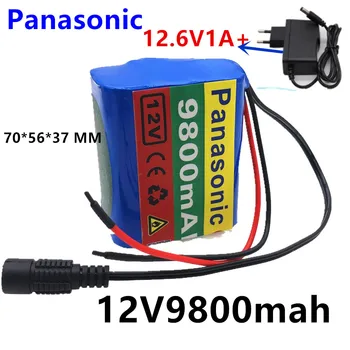 

100% New Original 12V9.8Ah 9800mAh 18650 Rechargeable Batteries 12V With BMS Lithium Battery Protection Plate + 12.6V Charger