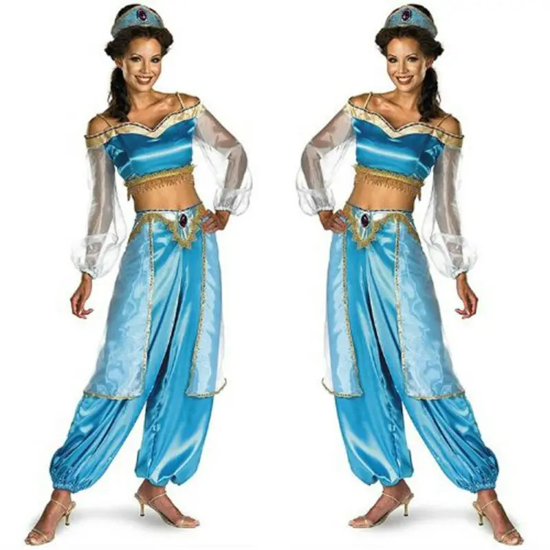 princess jasmine blue dress