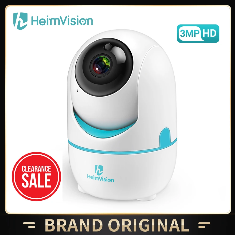 HOT SALES! HeimVision HM202A 3MP Security Camera Home Security Surveillance Camera Wireless WiFi Mini IP Camera For Kids/Pet Baby Monitor