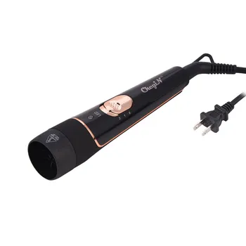 

Curling Iron Wand Hand Shank Hair Curler Ceramic Hair Styling Tool for All hair Type 360 degree rotating clip with 2 Temperature