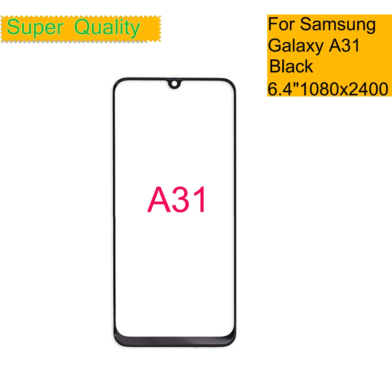 

10Pcs/Lot For Samsung Galaxy A31 Touch Screen Front Glass Panel LCD Outer Display Lens A31 A315 Glass With OCA Glue