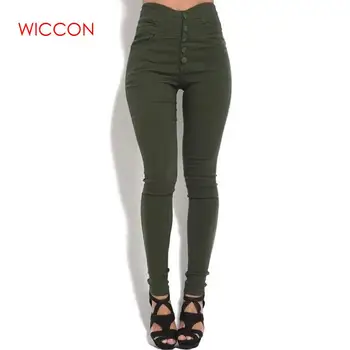 

Skinny Women Pencil Pants Plus Size Casual Long Pocket Button Design Female Trousers Sweatpants Ladies Big Size 4XL 5XL Bottoms