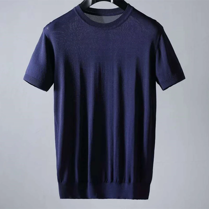 

Men O-neck crocodile cotton sweater Short sleeve jersey Jumper hombre pull homme hiver pullover men Knitted sweaters