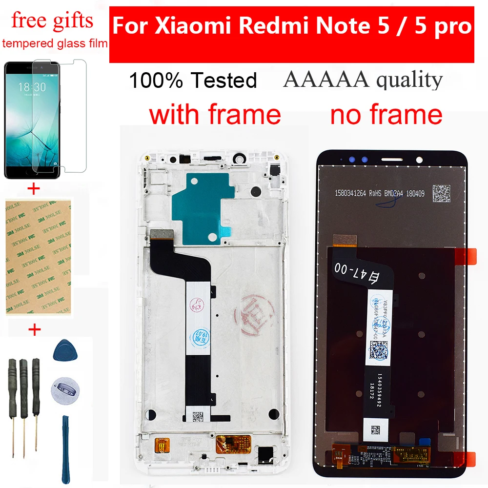 5 99 дюймов для Xiaomi Redmi Note pro ЖК дисплей дигитайзер в сборе сенсорный экран Snapdragon 636