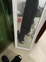 Pantalones lisos de pierna ancha para mujer, Pantalones largos de alta calidad, informales y sencillos, primavera y otoño, 2021