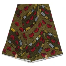 Miss.L New arrived African wax cotton fabric high quality prints wax 6 yards/pcs for Ceremony HL19S12055