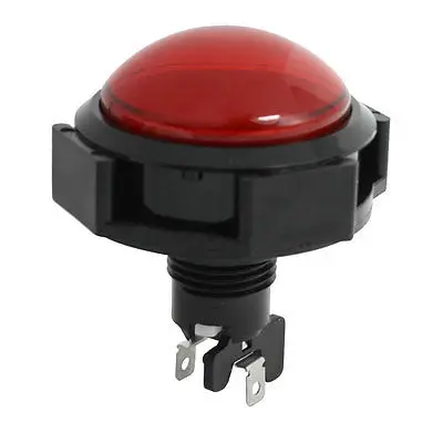 

52mm Dia Red Cap Momentary Push Button Switch for Arcade Game Machine