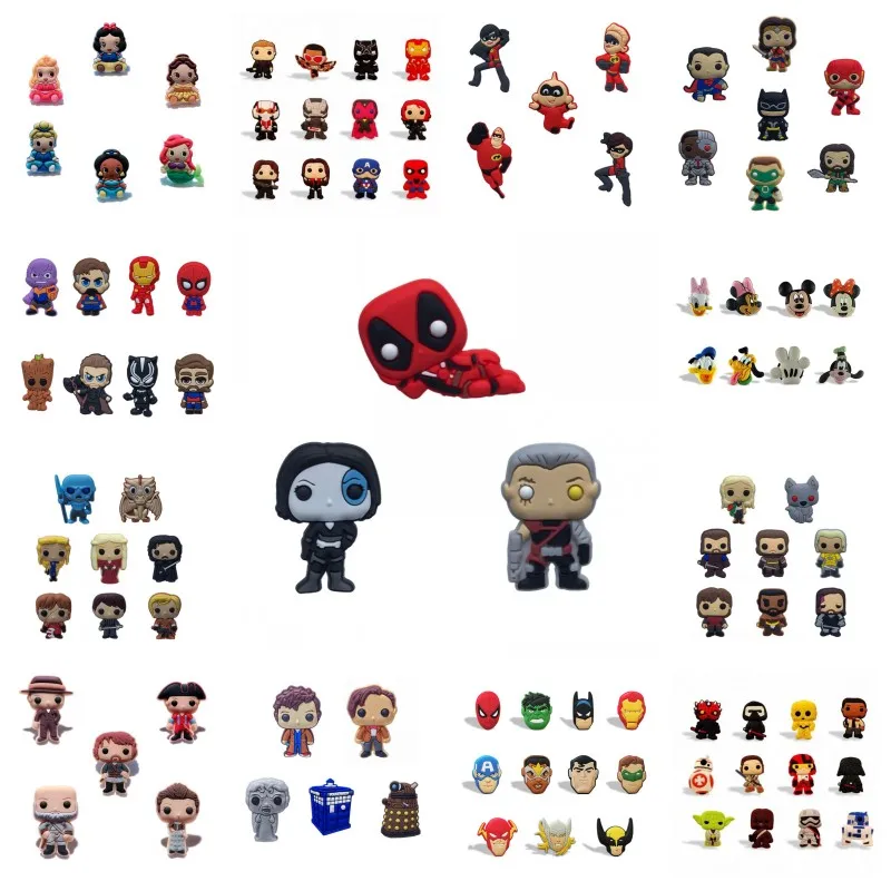 

3-12pcs Mickey Avenger Cartoon PVC Fridge Magnets Superhero Souvenir Refrigerator Magnets Home Decor Magnetic Stickers Kids Gift