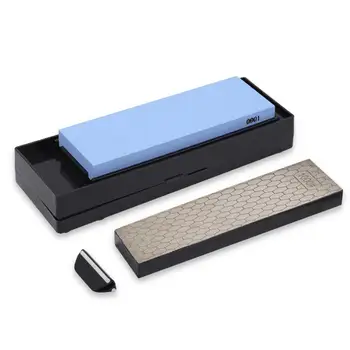 

4 Piece Green Silicon Whetstone Honeycomb Diamond Fixed Angle Sharpener