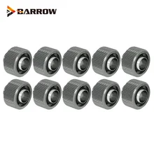 Connecteur de refroidissement à eau pour ordinateur, 10 pièces, tuyau Barrow G1/4 "10x13MM,10x16MM, raccords à Compression manuelle à Tube souple
