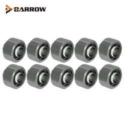 10 pces, carrinho de mão g1/4 "10x13mm, mangueira 10x16mm, encaixes macios da compressão da mão do tubo para o conector refrigerando de água do computador, tfhrkn38b/h