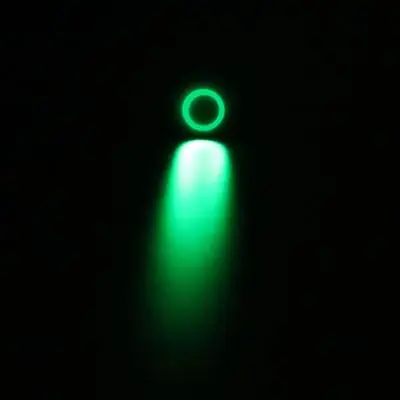 12 мм металлический кнопочный переключатель с светильник 3 в 12 В 24 В водонепроницаемый микро-ход самосброс миниатюрный переключатель - Цвет: Зеленый
